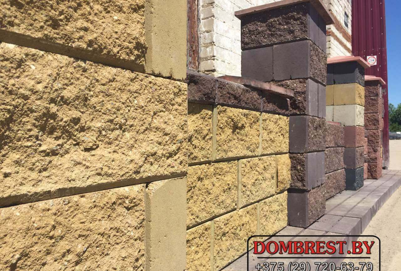 Блоки для забора в Бресте Блоки для забора в Бресте